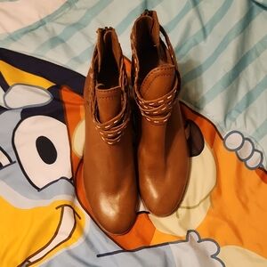 Womens Brown Ankle Boots